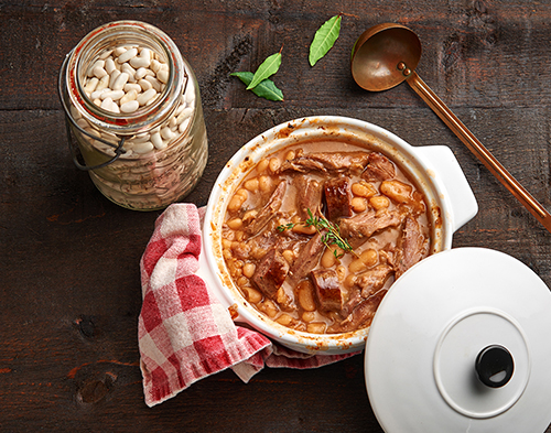 Cassoulet de canard de Barbarie